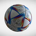 Colorful Adidas FIFA World Cup Soccer Ball As Premium Sports Equipment With Unique Design