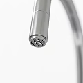 Stainless Steel Kitchen Sink With Modern Faucet And Single Bowl Design