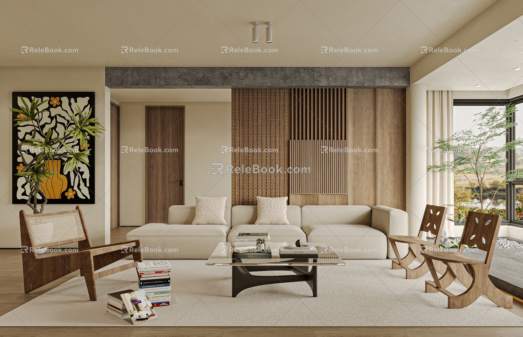 The Silent Living Room 3d model