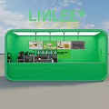 Green Bubble Tea Shop With Open Counter Handmade Lemon Tea And Menu