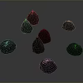 Black Daily Living Items Featuring White Symbols On Dark Background