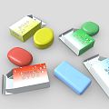 Modern Soap Soap Pack 3d model