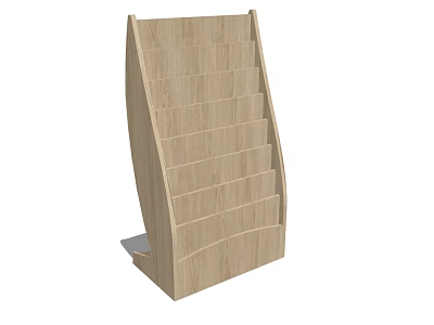 Modern Magazine Rack Newspaper Rack 3d model