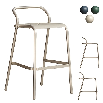 Modern Bar Chair Modern Bar Stool High Chair High Stool 3d model