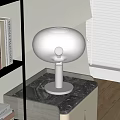 Table lamp table lamp side 3d model