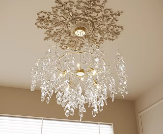 French chandelier 3d model