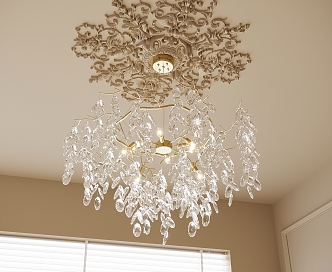 French chandelier 3d model