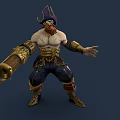 Pirate Captain Cartoon Characters Cartoon Men Game Characters Ancient Characters 3d model