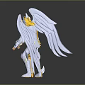 Anime Saint Seiya Action Figures in Gold Silver Blue Armor Poses