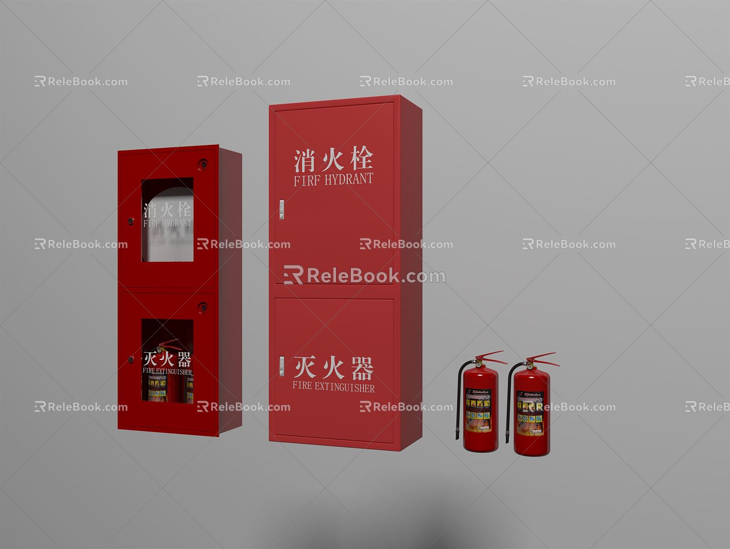 Modern fire hydrant fire hydrant fire extinguisher hose model