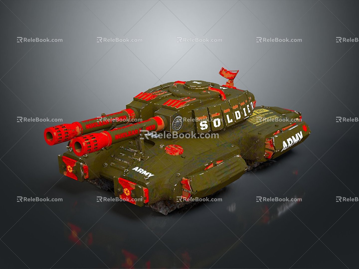 Light Tank Light Armored Tank Modern Tank World War II Tank World War I Tank Heavy Tank 3d model