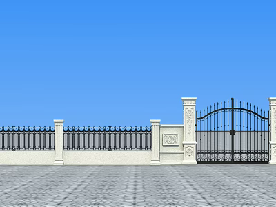 European style 3d model