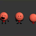 Expression package WeChat expression package cartoon expression cartoon face emoticon Yan text 3d model