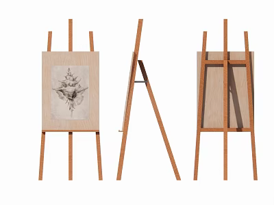 easel drawing board 3d model easel drawing board 3d model