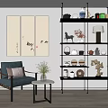 New Chinese-style Ornaments Combination Teapot 3d model