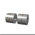Building Construction Material Silver Metal Coils With Yellow Tapes And Rolled Design For Construction