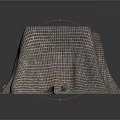 Elegant Checkered Linen Tablecloth For Home Dining Table Soft Fabric