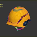 Yellow TRUSCO Tactical Helmet With Modern Design And Combat Safety Features