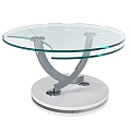 Modern rotatable glass coffee table 3d model