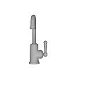 Simple Single Lever Handle Faucet With Curved Spout For Kitchen And Bathroom