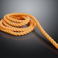 twine rope a bundle of rope rope 3d model