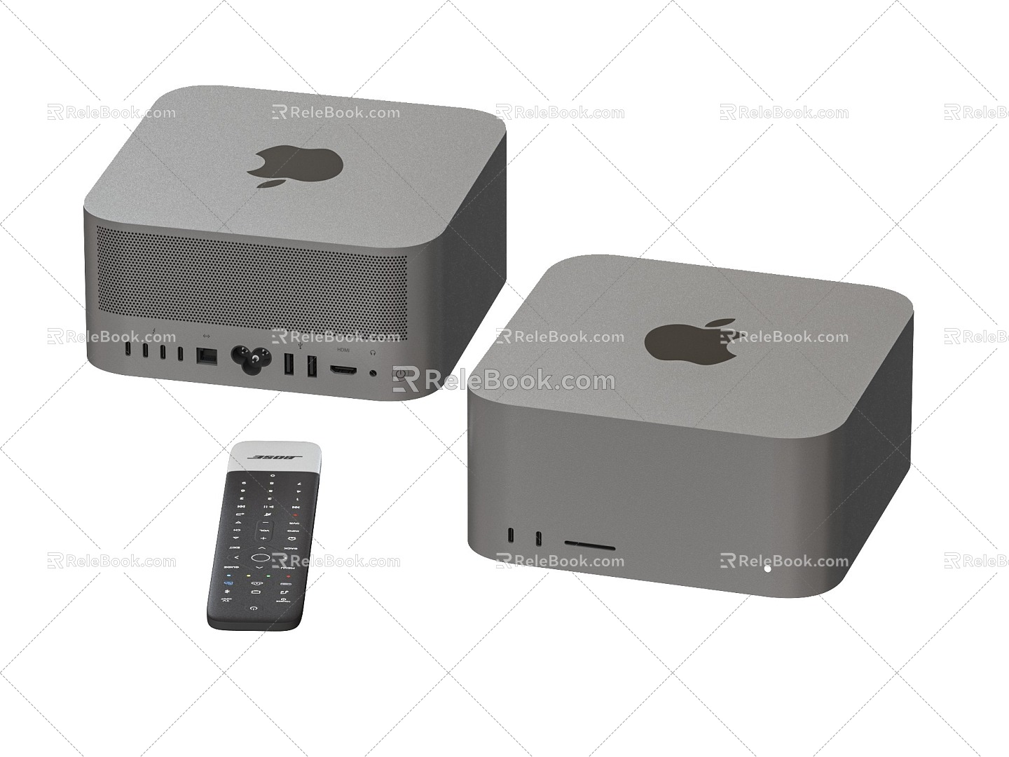 Apple mini host computer host 3d model