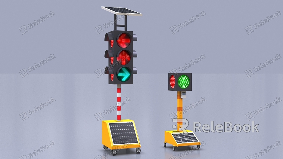 Temporary Signal Light Indicator Traffic Light Mobile Signal Light Signal Light model