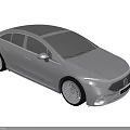 Modern Silver Mercedes Sedan With Sleek Body Design And Alloy Wheels Front Grille