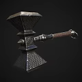 Sturdy Metal Hardware Tool Hammer with Leather Handle and Durable Construction Design for DIY Projects
