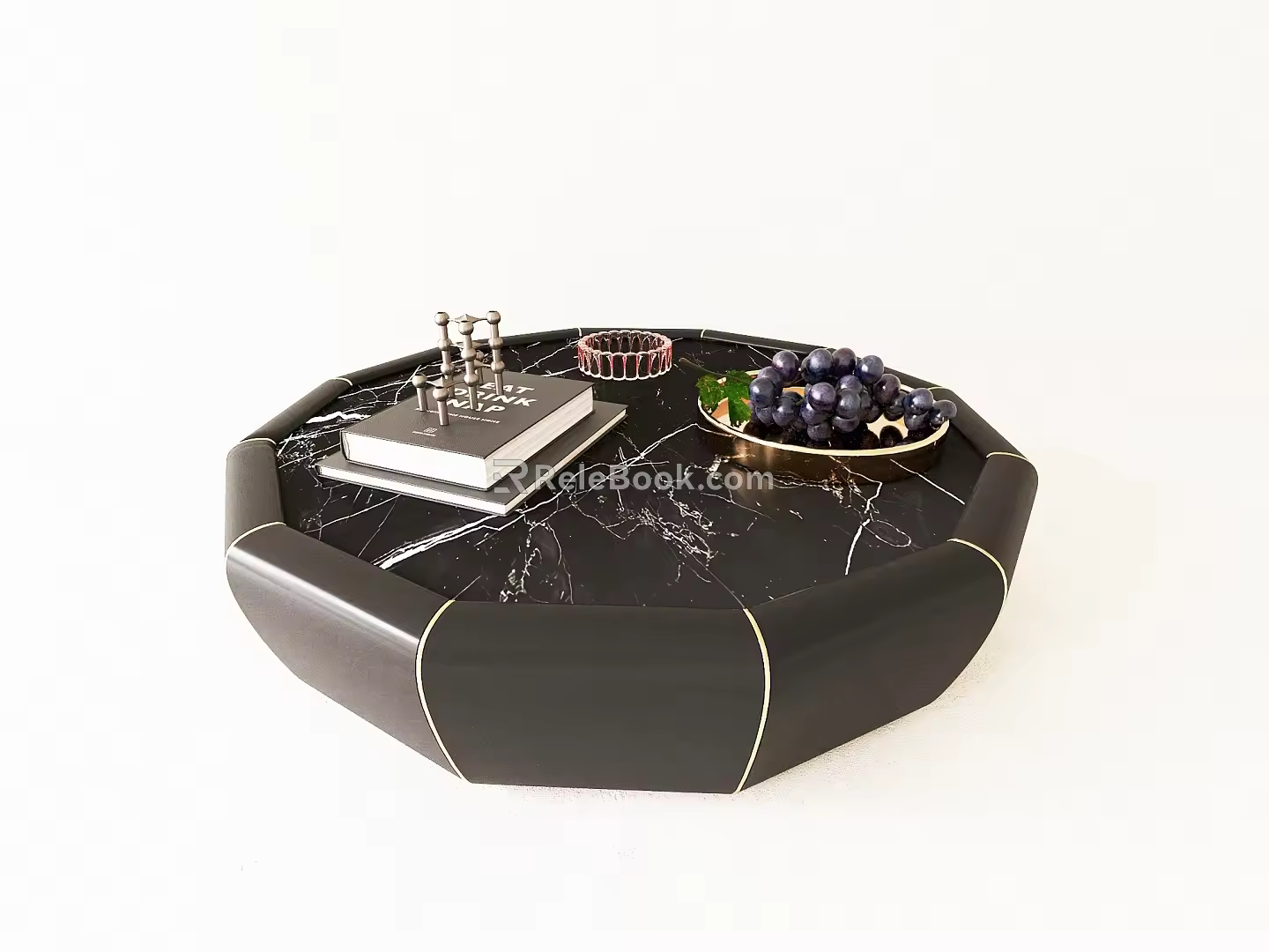 Coffee table round coffee table 3d model