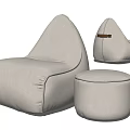 Modern Lazy Sofa 3d model