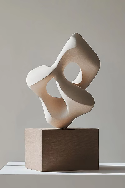 Modern Wood Carving Abstract Art Ornaments Wood Ornaments Middle Ancient Ornaments 3d model