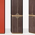 New Chinese Style Pillar Decorative Column 3d model