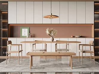 Japanese Restaurant Home 3d model