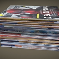 Magazines A Group of Fashion Magazines Magazines Foreign Magazines Books and Periodicals Low Face Number Low Model Simple Model Game Sub-era Film and Television Level Super Realism 3d model