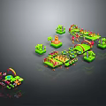 Game Environment Game Scene Fairy Tale Scene Fairy Tale Magic Scene Magic Item Fantasy Scene 3d model