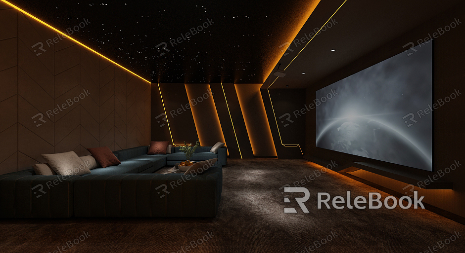 modern video room model