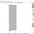 Modern Bathroom Cabinet Rack With Slim Metal Design And Multiple Storage Shelves