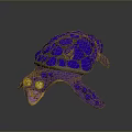 Turtle Cartoon Turtle Snapping Turtle Chickbill Turtle Reptile Cold Blooded Animal Reptile Class 3d model
