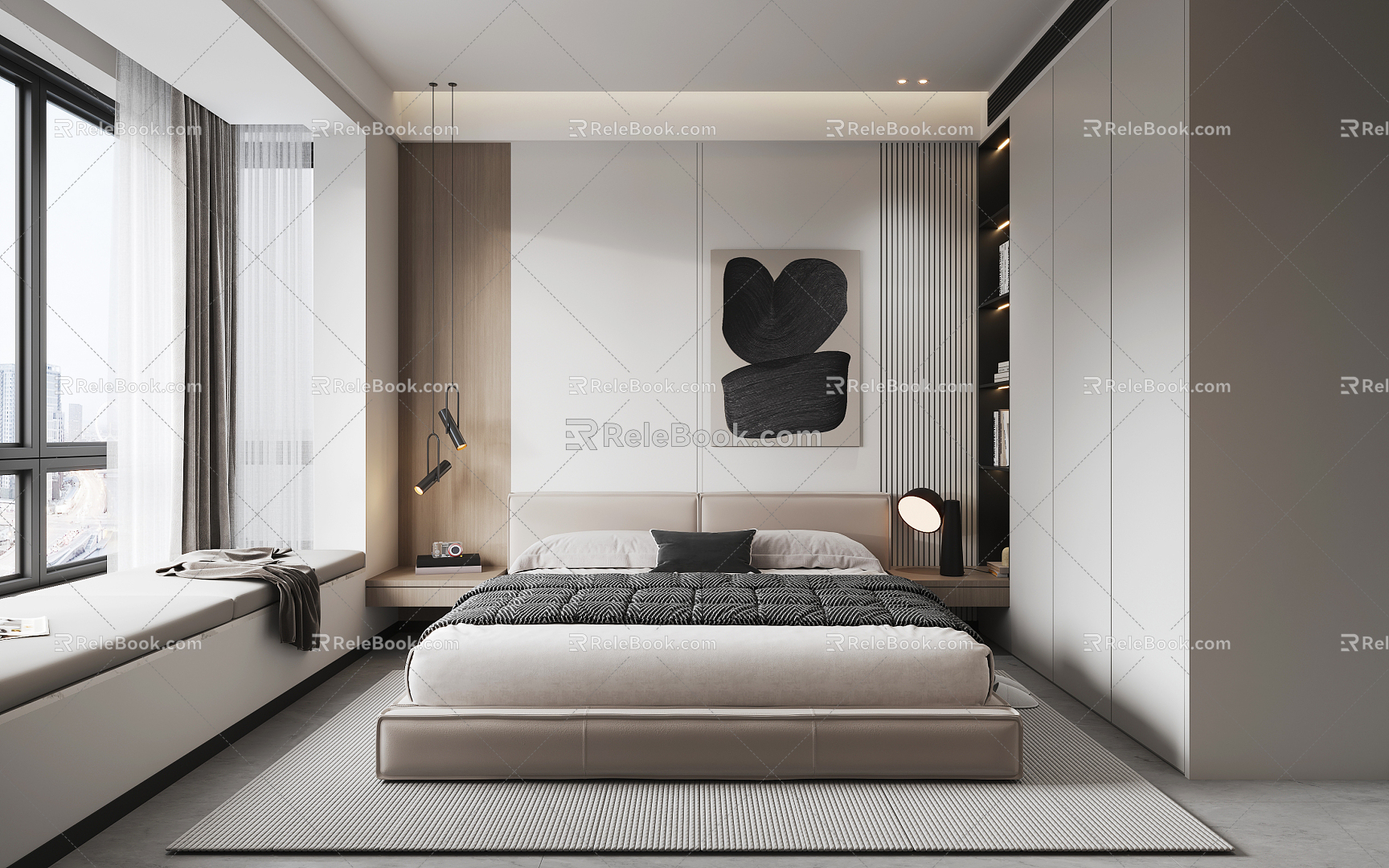 Modern Bedroom 3d model