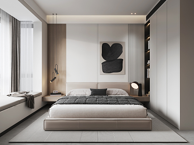 Modern Bedroom 3d model