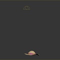 Hat Hat Hat Sunshade Hat Straw Hat Wear Supplies 3d model