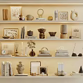 Quiet decorative ornaments combination 3d model