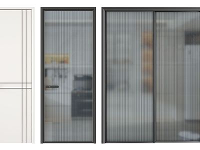 Modern swing door combination model