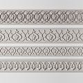 European-style lines, carved plaster lines 3d model