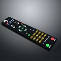 Black Computer Multimedia Remote Control With Digital Buttons And Function Keys Design For PC Use