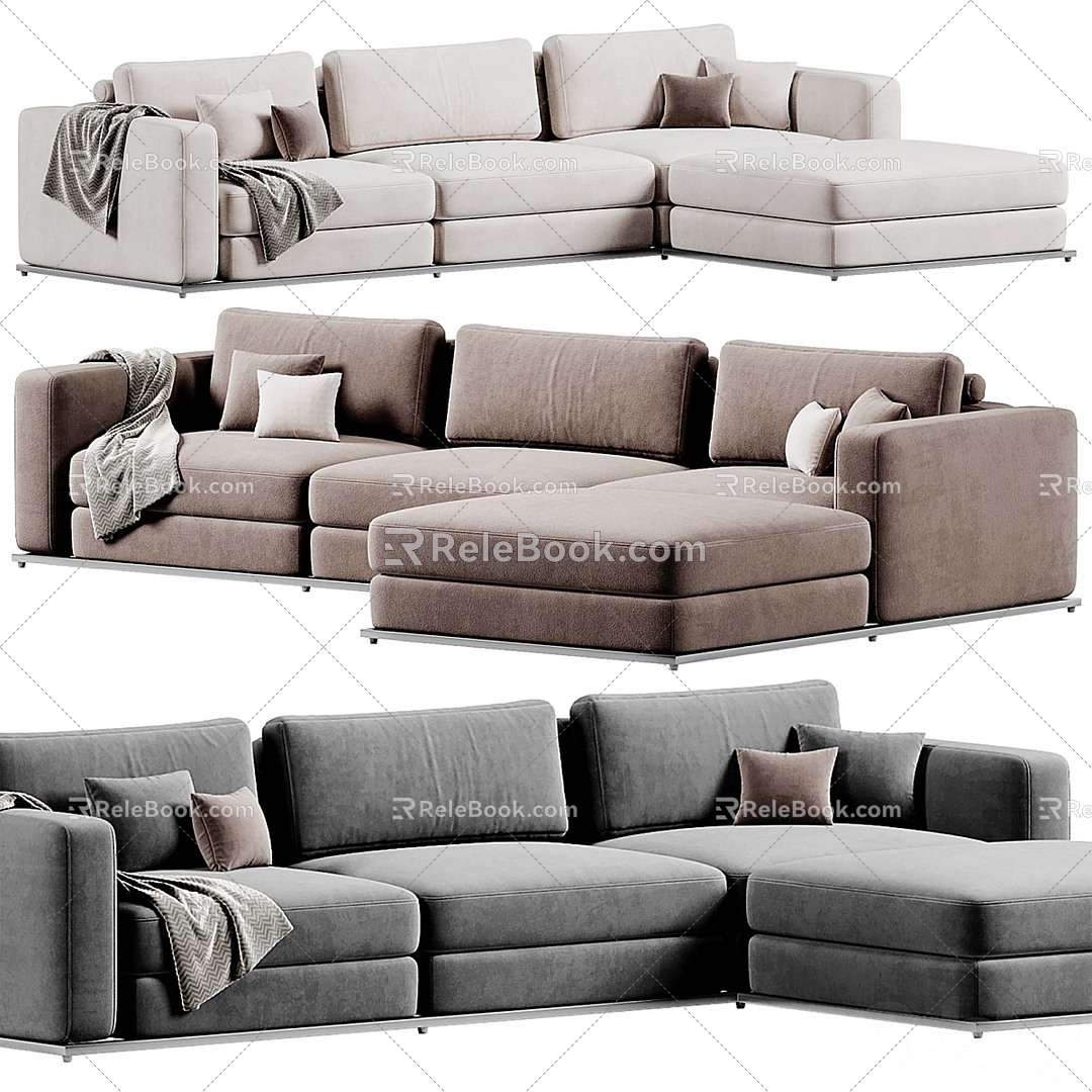 Modern RoveConcepts Multiplayer Sofa 3d model