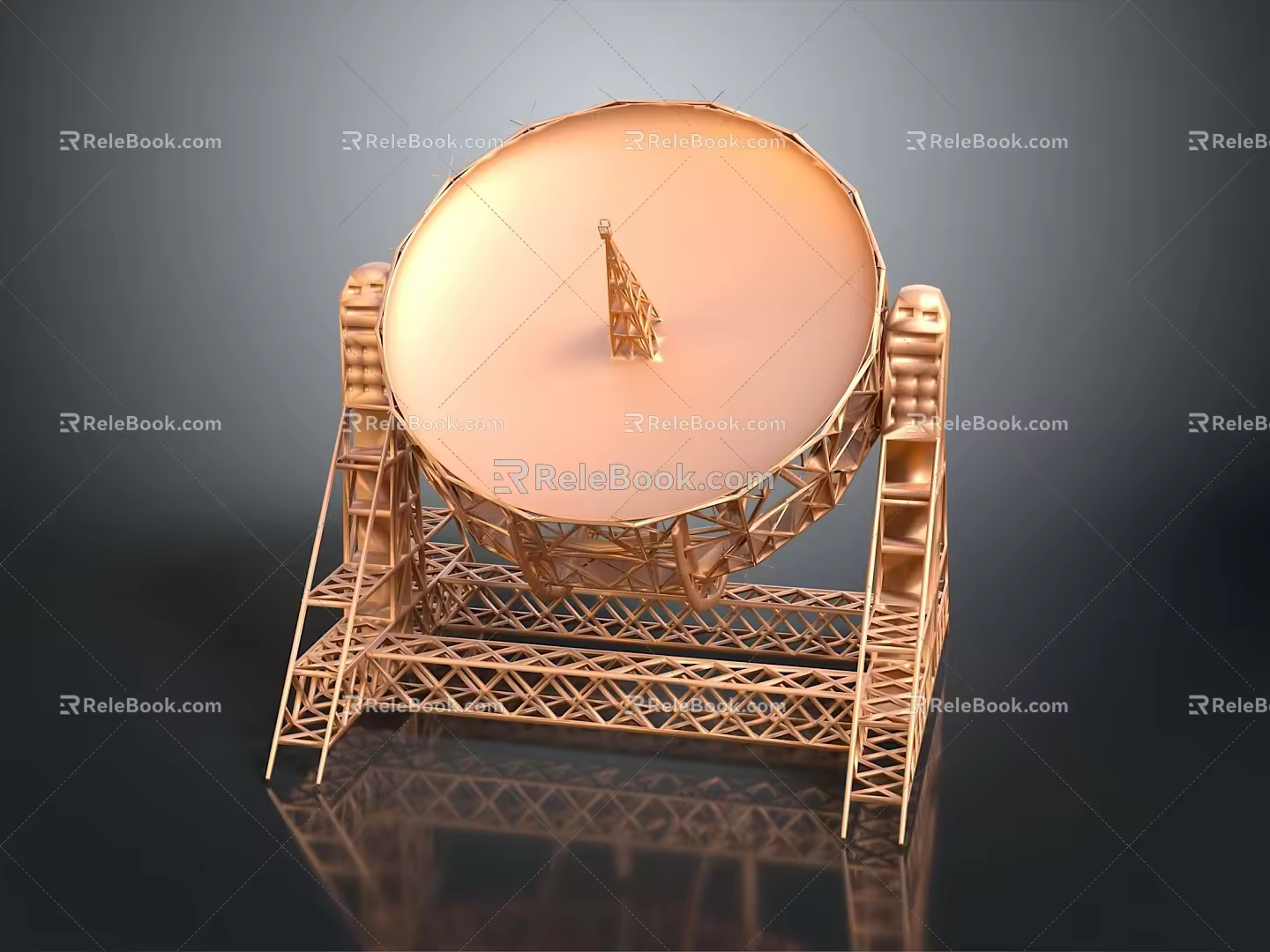 Modern Signal Tower Science Fiction Signal Tower Science Fiction Communication Tower Communication Tower 3d model