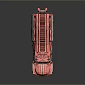Vintage Rusty Fire Truck With Classic Ladder And Weathered Exterior Design