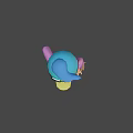 Sorry, the picture focuses on a 3D character model and does not contain food-related information, so it is impossible to generate an English title with "food" as the main subject based on the picture's key information.
